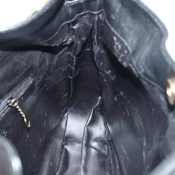 GUCCI Bamboo Hand Bag Leather 2way Brown Gold - Picture 13 of 16